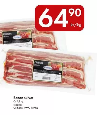 Fåddman - Bacon skivat