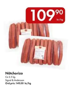 Andersson - Nötchorizo