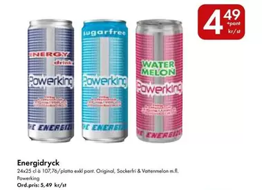 powerking - Energidryck