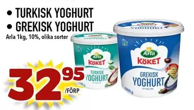 Arla - TURKISK YOGHURT GREKISK YOGHURT