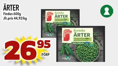 Findus - ÄRTER