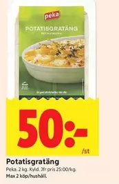 Peka - Potatisgratäng