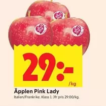 Äpplen Pink Lady