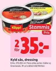 Kyld sås, dressing