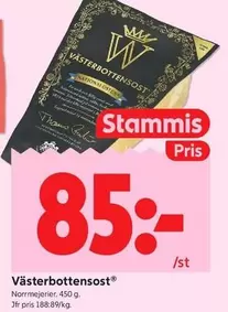 norrmejerier - Västerbottensost