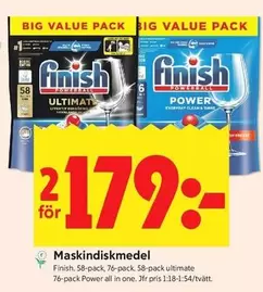 Finish - Maskindiskmedel