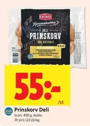 Scan - Prinskorv Deli