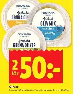 Fontana - Grekiska Oliver