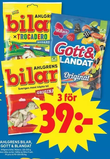 Malaco - Bilar, Gott & Blandat