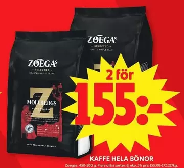Zoegas - Kaffe Hela Bönor