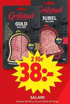 Grilstad - Guld Salami, Jubel Salami