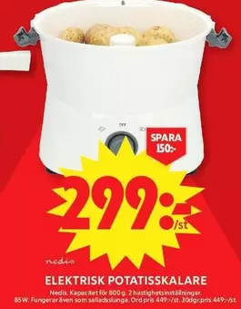ELEKTRISK POTATISSKALARE
