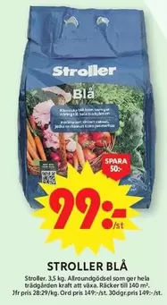 Stroller Blå