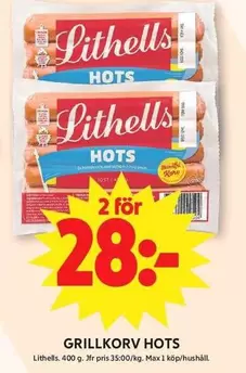 Lithells - GRILLKORV HOTS
