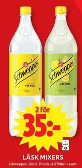 Schweppes - LÄSK MIXERS