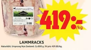 Naturkött - LAMMRACKS