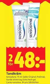 sensodyne - Tandkräm
