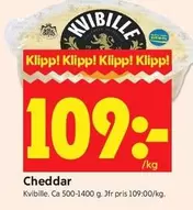 Kvibille - Cheddar