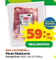 Scan - Färsk fläskkarré