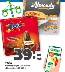 almondy - Tårta
