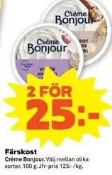 Bonjour - Crème  Färskost