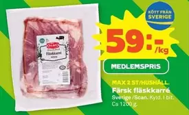 Scan - Färsk fläskkarré