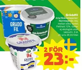 norrmejerier - Gräddfil