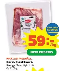 Scan - Färsk fläskkarré