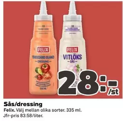 Felix - Sås/dressing