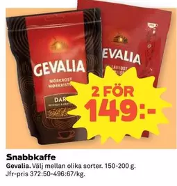 gevalia - Snabbkaffe