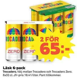 Läsk Trocadero / Trocadero Zero