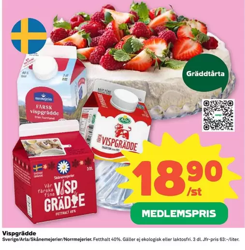 Arla - Vispgrädde
