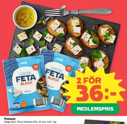 Coop - Fetaost