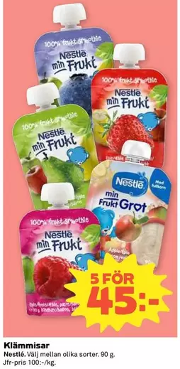 Nestlé - Klederal{ä}mmisar