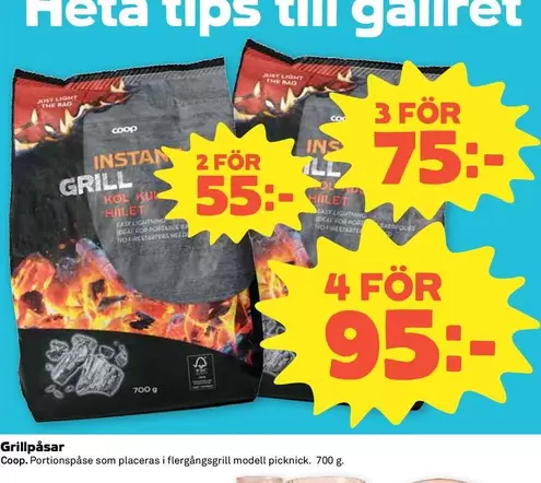 Coop - Grillkol