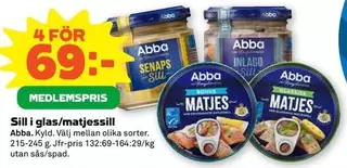 Abba - Sill i glas/matjessill