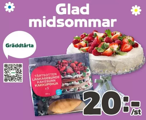 Gräddtårta