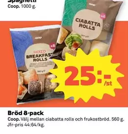 Coop - Bröd 8-pack