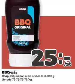 Coop - BBQ-sås