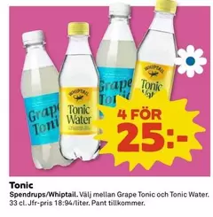 Grape Tonic and Tonic Water