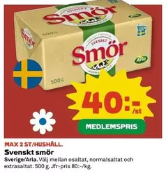 Arla - Svenskt smör