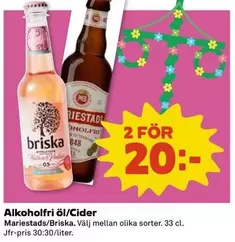 Alkoholfritt Öl/Cider