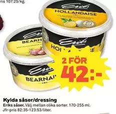 Eriks såser - såser/dressing