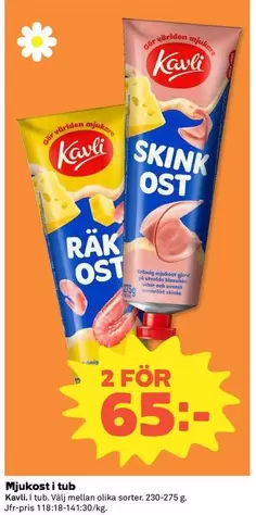 kavli - Kavli Mjukost i tub