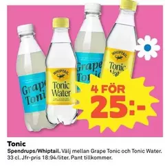 Grape Tonic and Tonic Water