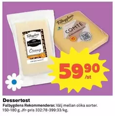 Falbygdens - Dessertost