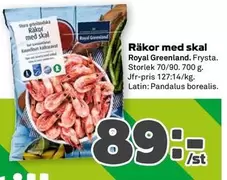 Royal Greenland - Räkor med skal