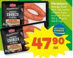 Scan - Färska Chorizo