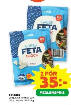 Coop - Fetaost