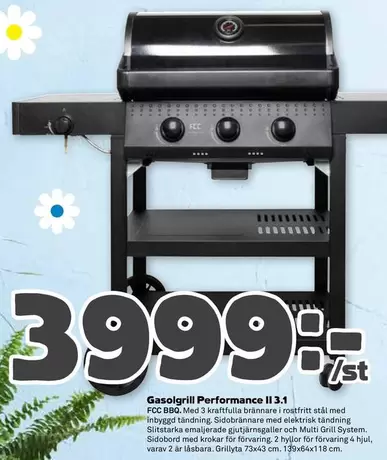 Gasolgrill Performance II 3.1